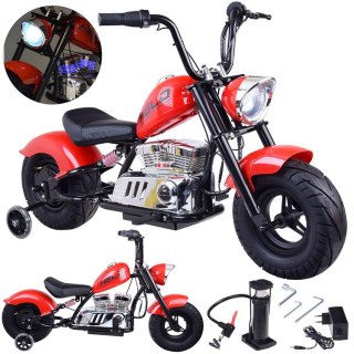 JOKOMISIADA Elektryczny Motor Chopper na akumulator dla dzieci max 80kg manetka PA0318