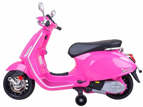 JOKOMISIADA Motor skuter elektryczny VESPA na akumulator dla dziecka melodie PA0344
