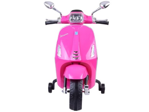 JOKOMISIADA Motor skuter elektryczny VESPA na akumulator dla dziecka melodie PA0344