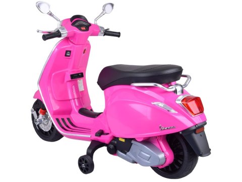 JOKOMISIADA Motor skuter elektryczny VESPA na akumulator dla dziecka melodie PA0344