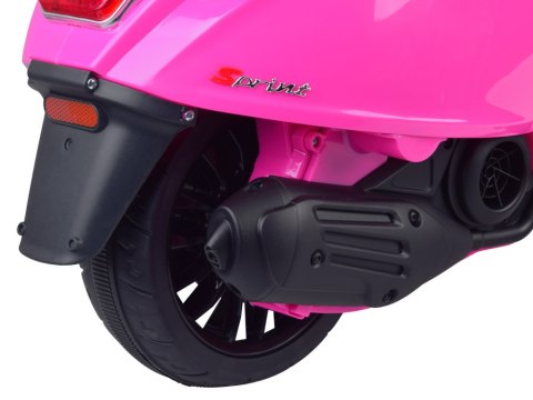 JOKOMISIADA Motor skuter elektryczny VESPA na akumulator dla dziecka melodie PA0344