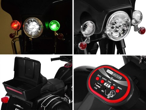 JOKOMISIADA Duży Motor Chopper na akumulator dla dzieci PA0254