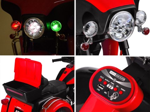 JOKOMISIADA Duży Motor Chopper na akumulator dla dzieci PA0254