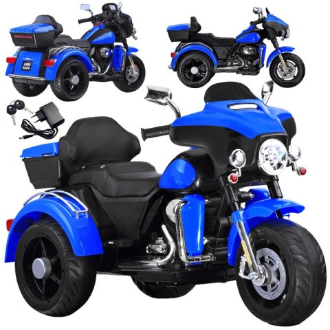 JOKOMISIADA Duży Motor Chopper na akumulator dla dzieci PA0254