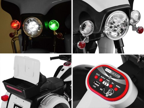 JOKOMISIADA Duży Motor Chopper na akumulator dla dzieci PA0254