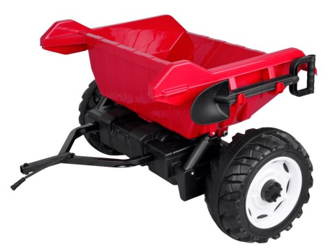 JOKOMISIADA TRAKTOR na akumulator z przyczepą i ruchomym kiprem PA0347