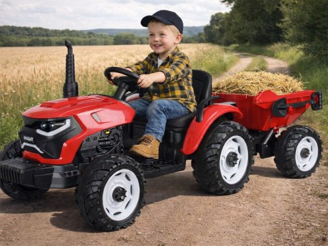 JOKOMISIADA TRAKTOR na akumulator z przyczepą i ruchomym kiprem PA0347