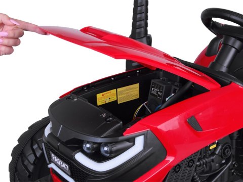 JOKOMISIADA TRAKTOR na akumulator z przyczepą i ruchomym kiprem PA0347
