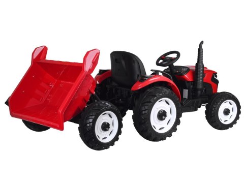 JOKOMISIADA TRAKTOR na akumulator z przyczepą i ruchomym kiprem PA0347