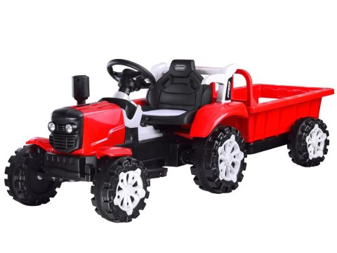 JOKOMISIADA Traktor z przyczepą na akumulator świeci PA0234
