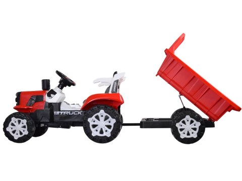 JOKOMISIADA Traktor z przyczepą na akumulator świeci PA0234