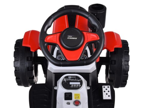 JOKOMISIADA Traktor z przyczepą na akumulator świeci PA0234