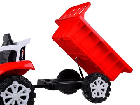 JOKOMISIADA Traktor z przyczepą na akumulator świeci PA0234