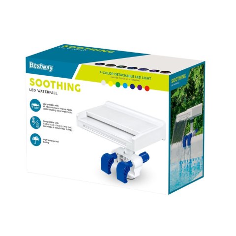 Bestway Fontanna LED Do Basenu 7 kolorów 8 Trybów IP67 Bestway 58619