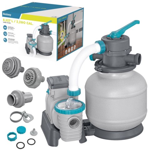 Bestway Pompa Piaskowa Do Basenu Filtrująca Timer 8327L/h Bestway 58499