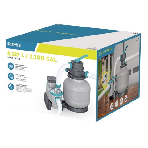 Bestway Pompa Piaskowa Do Basenu Filtrująca Timer 8327L/h Bestway 58499