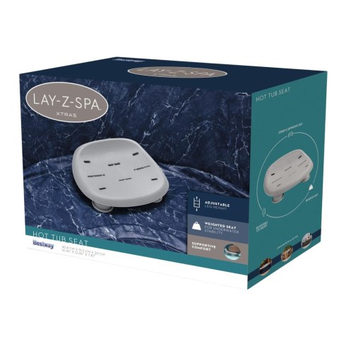 Bestway Siedzisko Do Jacuzzi Regulowane Nóżki Siedzenie Bestway Lay-Z-Spa 60321