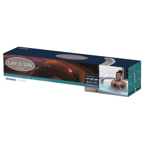 Bestway Wodospad LED Do Spa 7 Kolorów Lay-Z-Spa Szary Bestway 60322