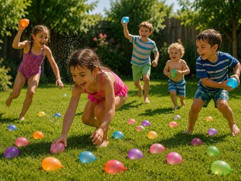 JOKOMISIADA Balony na wodę - napełnij wężem 74 szt. w 60 sekund! Bomby wodne ZA6161