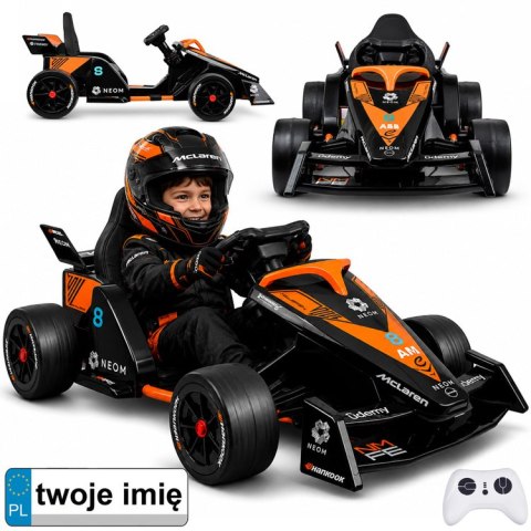 JOKOMISIADA Bolid na akumulator wyścigówka dla dziecka Formuła E McLaren NEOM PA0346