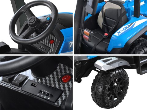 JOKOMISIADA Duży Traktor z przyczepą 4x4+ pilot światło PA0266