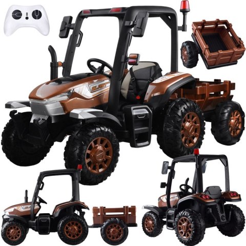 JOKOMISIADA Duży Traktor z przyczepą 4x4+ pilot światło PA0266