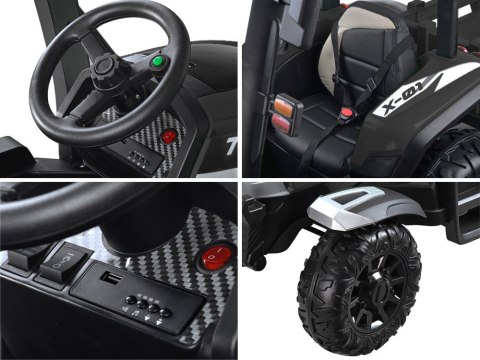 JOKOMISIADA Duży Traktor z przyczepą 4x4+ pilot światło PA0266