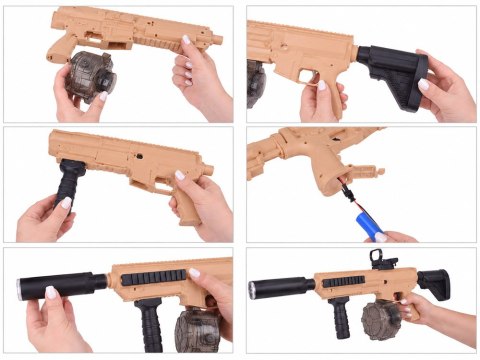JOKOMISIADA Elektryczny Karabin na Wodę M416 pistolet AUTOMAT - daleki zasięg ZA6162