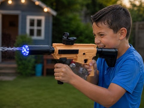 JOKOMISIADA Elektryczny Karabin na Wodę M416 pistolet AUTOMAT - daleki zasięg ZA6162
