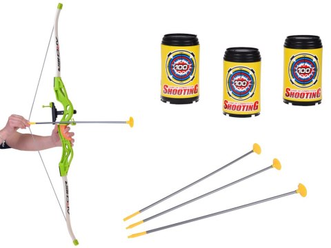 JOKOMISIADA Łuk, strzały i tarcza - duży zestaw łucznika - 2 opcje zabawy SP0868