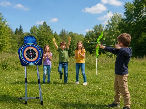 JOKOMISIADA Łuk, strzały i tarcza - duży zestaw łucznika - 2 opcje zabawy SP0868