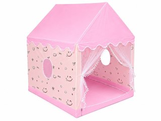 JOKOMISIADA Pastelowy Domek Marzeń dla Dziewczynki Namiot do Zabawy 120x100x130 ZA6156