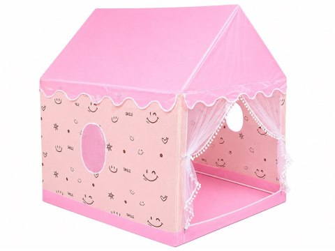 JOKOMISIADA Pastelowy Domek Marzeń dla Dziewczynki Namiot do Zabawy 120x100x130 ZA6156