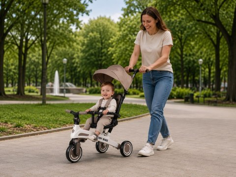 JOKOMISIADA Rowerek dziecięcy trójkołowy Tiny Bike rośnie z dzieckiem 5w1 SP0879