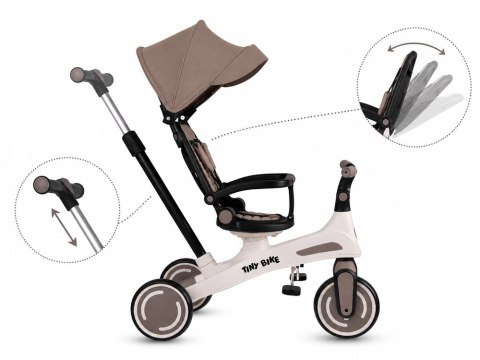 JOKOMISIADA Rowerek dziecięcy trójkołowy Tiny Bike rośnie z dzieckiem 5w1 SP0879