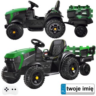 JOKOMISIADA Traktor na akumulator dla dzieci +przyczepa PA0240