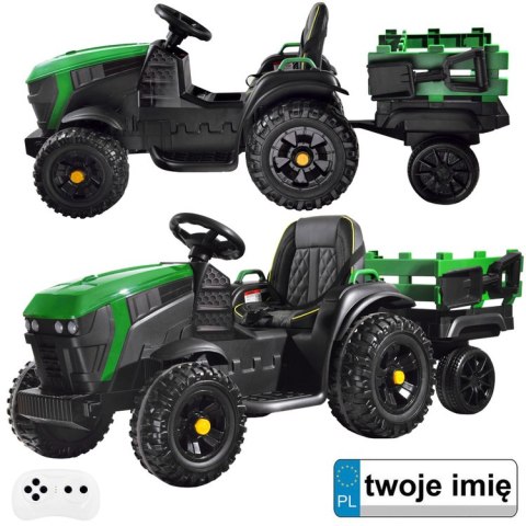 JOKOMISIADA Traktor na akumulator dla dzieci +przyczepa PA0240