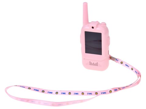 JOKOMISIADA Zestaw 2x Krótkofalówki Dla Dzieci Walkie Talkie Video LCD 2" Kamera ZA6160