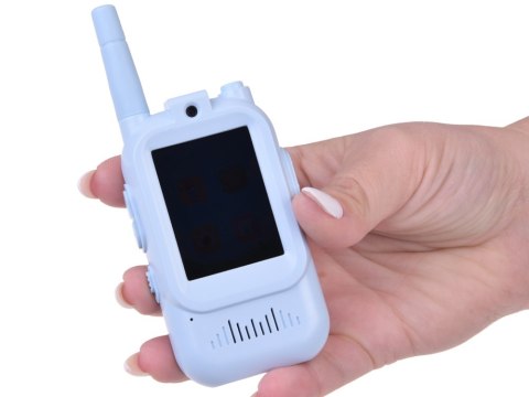 JOKOMISIADA Zestaw 2x Krótkofalówki Dla Dzieci Walkie Talkie Video LCD 2" Kamera ZA6160