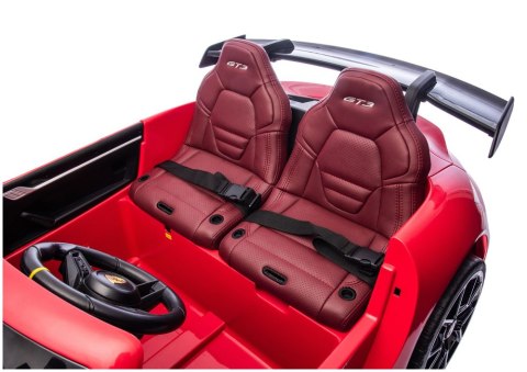 LEAN CARS Auto Na Akumulator DK-P911 Porsche GT3 Czerwony