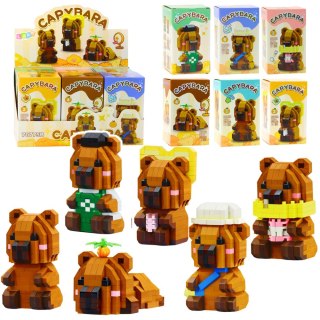 LEAN TOYS Klocki Konstrukcyjne Kapibara Figurka 3D 204 - 263 el.