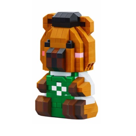 LEAN TOYS Klocki Konstrukcyjne Kapibara Figurka 3D 204 - 263 el.