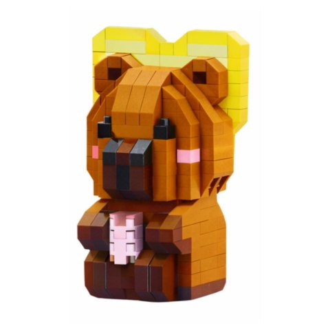 LEAN TOYS Klocki Konstrukcyjne Kapibara Figurka 3D 204 - 263 el.