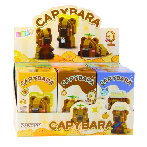LEAN TOYS Klocki Konstrukcyjne Kapibara Figurka 3D 204 - 263 el.