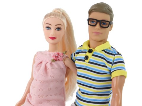 LEAN Toys Lalka Rodzina Chłopak Dziewczyna Lucy w Ciąży