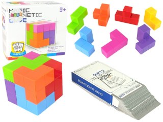 LEAN Toys Magiczna Kostka Do Układania Magnetyczna 7 El.