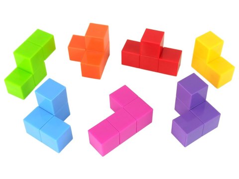 LEAN Toys Magiczna Kostka Do Układania Magnetyczna 7 El.