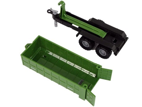 LEAN Toys Traktor Odpinana Przyczepka Farma Dźwięk Zielony