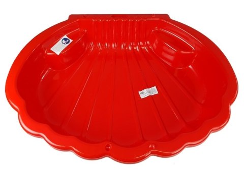 Dorex Piaskownica Basen Dla Dzieci 2w1 Muszelka Czerwona 110cm 2075