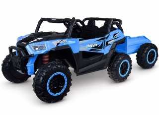 JOKOMISIADA Auto na akumulator dla dziecka dwuosobowy BUGGY 4x4 przyczepa PA0342